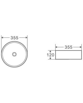 AQUORE 385370 SPIN 35 COUNTERTOP BASIN