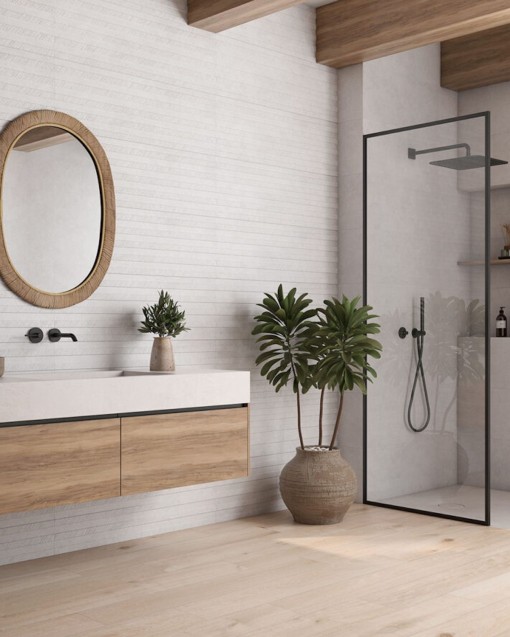 GRAIN STONE WHITE 33X100 MATE NAVARTI