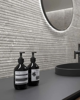 STONE-EFFECT WALL TILE NATURE 30X90 MATT NAVARTI