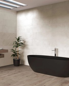 FAÏENCE EFFET BETON DRAVA 30X90 NAVARTI