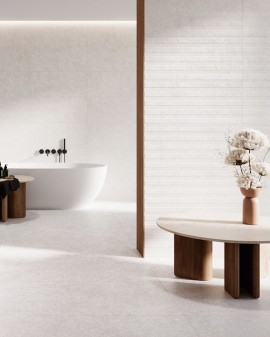 STONE-EFFECT WALL TILE LAZA 36X80 MATT NAVARTI