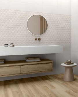 RED BODY WALL TILE CEMENT EFFECT ATELERI MATT 25X50 NAVARTI