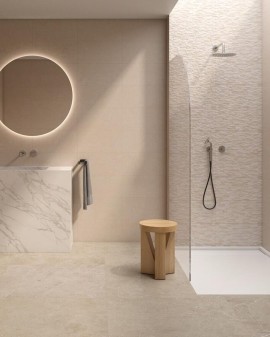 RED BODY WALL TILE CEMENT EFFECT DAFNE MATT 25X50 NAVARTI