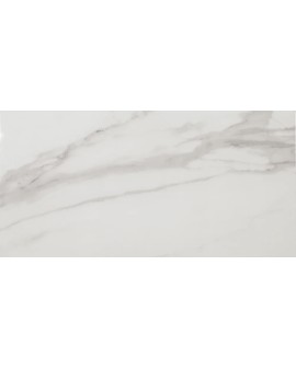 RED BODY WALL TILE MARBLE EFFECT AZUR GLOSS 25X50 NAVARTI