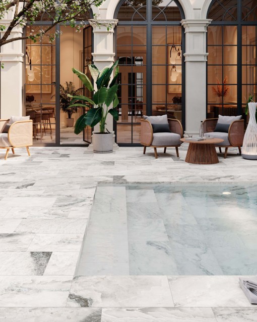 MIDWAY 44X66 ANTI-SLIP STONE-EFFECT PORCELAIN TILE CODICER