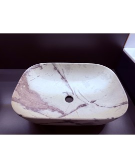 LAVABO À POSER AQUORE EVEA CALACATTA 46X32