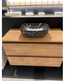 AQUORE EVEA NEGRO MARQUINA 46X32 COUNTERTOP BASIN