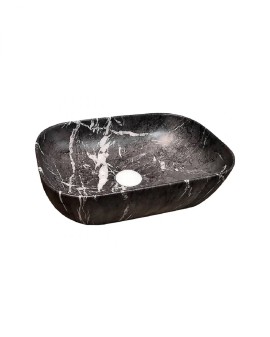 AQUORE EVEA NEGRO MARQUINA 46X32 COUNTERTOP BASIN