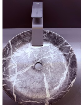 AQUORE SPIN 40 CM NEGRO MARQUINA COUNTERTOP BASIN