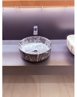 LAVABO À POSER AQUORE SPIN 40 CM NEGRO MARQUINA