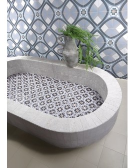 GRÈS CÉRAME EFFET PIERRE MAT 15X15 MAINZU