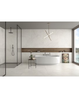 SATIN MARBLE-EFFECT PORCELAIN TILE ETERNA  GEOTILES