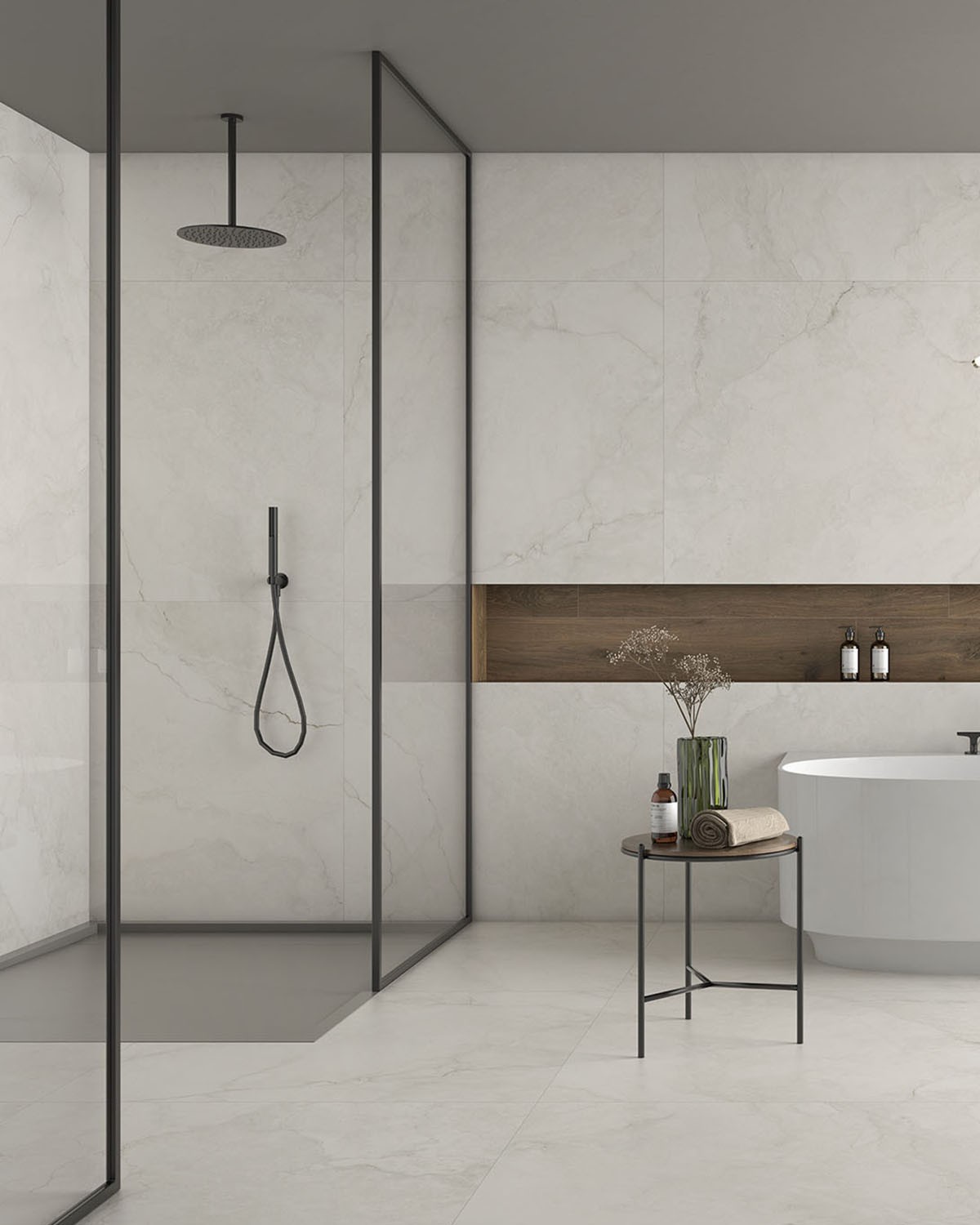 GRÈS CÉRAME EFFET MARBRE SATINÉ ETERNA 100X100 GEOTILES