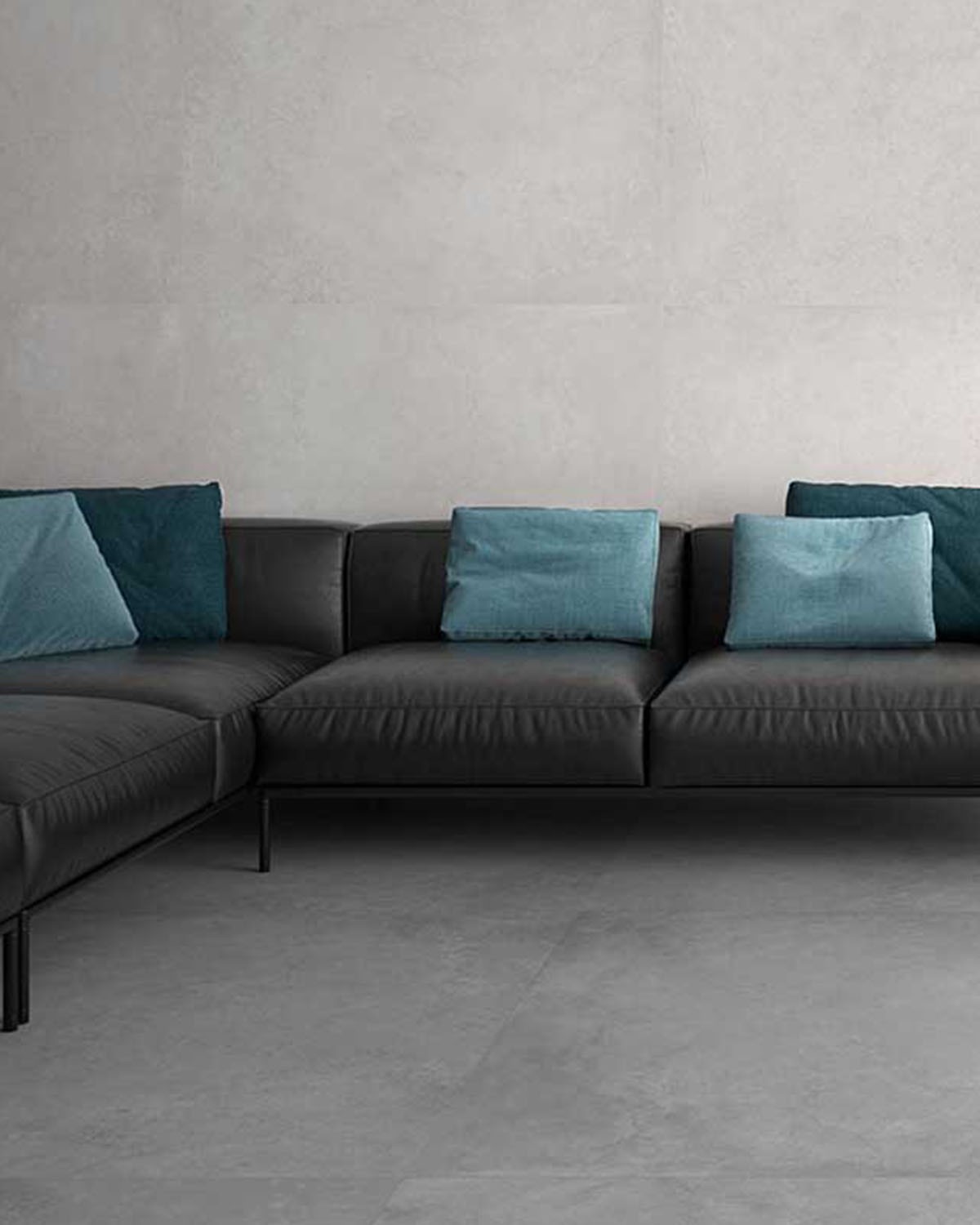 CARNABY 100X100 CONCRETE-EFFECT PORCELAIN TILE BY GEOTILES