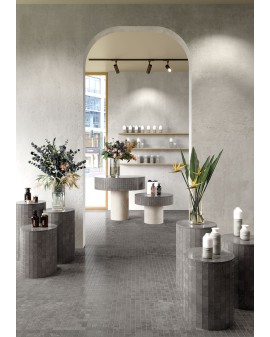 METALLIC EFFECT PORCELAIN TILE METROPOLITAN RECTIFIED TUSCANIA