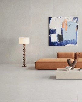 PORCELÁNICO  EFECTO CEMENTO BATELA BLANCO MATE 120X280 NAVARTI