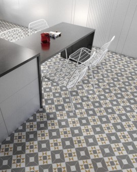 PORCELÁNICO HIDRÁULICO VICTORIAN MATE 20X20 OLIVIA