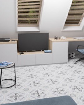 QUIMPER MATE 20X20 OLIVIA