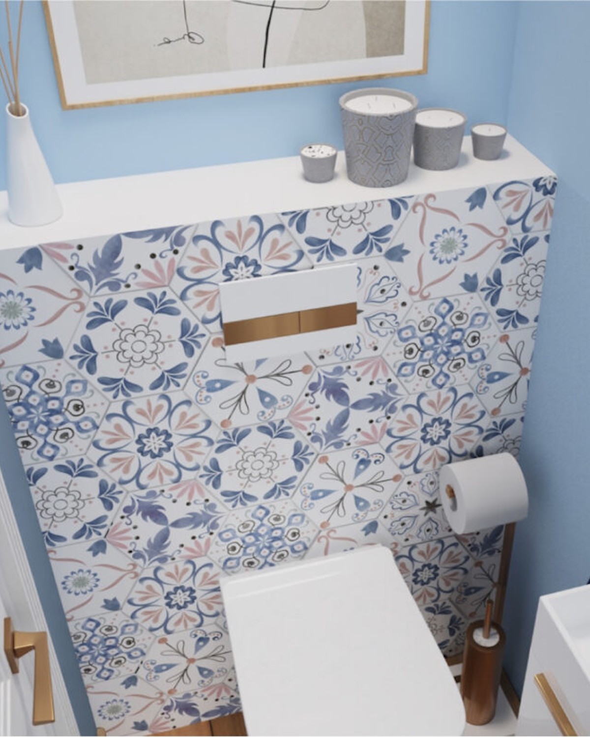  TEIDE MIX DECOR.  MATE 17,5X20 HEX. OLIVIA