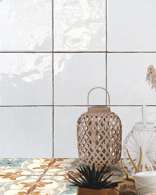 REVESTIMIENTO CASABLANCA WHITE NEIGE BRILLO 13X13 OLIVIA