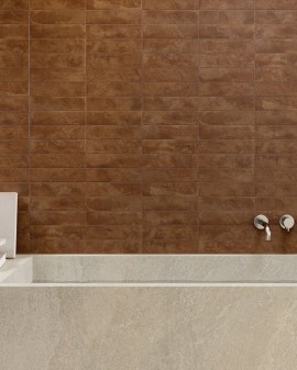 GRÈS CÉRAME MINIATURE FUOCO MAT 6X24 MARCA CORONA 1741