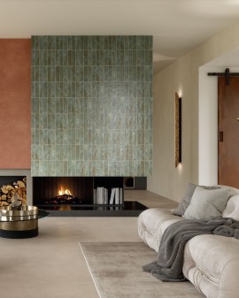MINIATURE FUOCO VERDE RAME MATT 6X24 MARCA COR