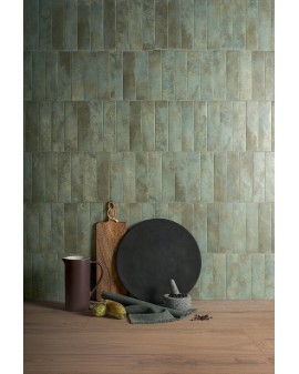 MINIATURE FUOCO VERDE RAME MATT 6X24 MARCA COR
