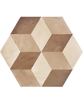  TERRA CUBO VERS. C MATE DECO. 25X21,6 HEX. MARCA CORONA1741