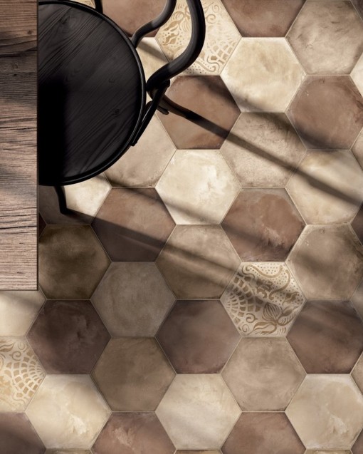  TERRA FLOREALE VERS. C MATE DECO. 25X21,6 HEX. MARCA CORONA1741