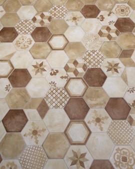  TERRA FLOREALE VERS. C MATE DECO. 25X21,6 HEX. MARCA CORONA1741