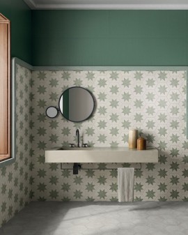  TERRA.ART DECO. STELLA S/M MATT 25X21,6 HEX. MARCA CORONA 1741