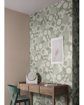 PORCELAIN TILE TERRA.ART DECO. MIX 20X20 MARCA CORONA 1741
