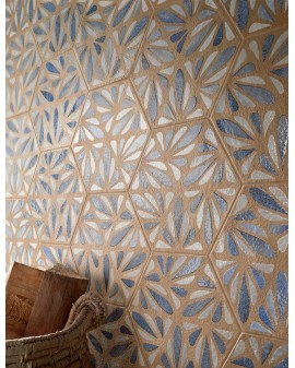 PORCELAIN TILE TERRACRETA DECO 25X21,6 HEX. MARCA CORONA 1741
