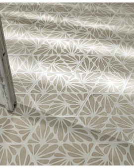  TERRACRETA DECO CESELLO ARGILLA BRILLO 25X21,6 HEX. MARCA CORONA 1741
