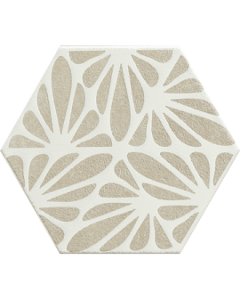  TERRACRETA DECO CESELLO ARGILLA BRILLO 25X21,6 HEX. MARCA CORONA 1741