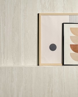 SCULTOREA DELICATA TRAVERTINO BIANCO 60X120 2CM MARCA CORONA