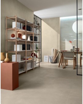 CONCRETE-EFFECT PORCELAIN TILES MULTIFORME DUNE MATT 120X278 MARCA CORONA