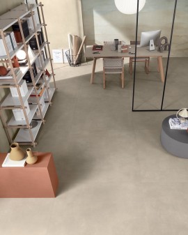 CONCRETE-EFFECT PORCELAIN TILES MULTIFORME DUNE MATT 120X278 MARCA CORONA