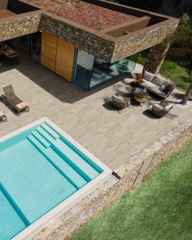 CARRELAGE EFFET BOIS FIEMME ANTIDÉRAPANT 30X120 2 CM MARCA CORONA