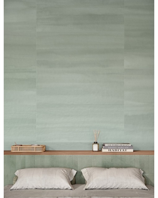 VELO DECO. ONDAS VERDES 50X120 MARCA CORONA