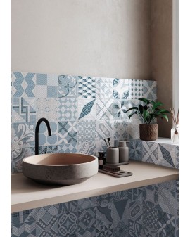  TESSELA BLUE MATE DECO  33,15X33,15 GAYAFORES 