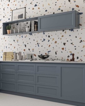 TREND MATT WHITE BODY WALL TILE 33X100 AZULEV