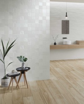  CHALK POP WHITE MATE SLIM RECT. 40X120 AZULEV