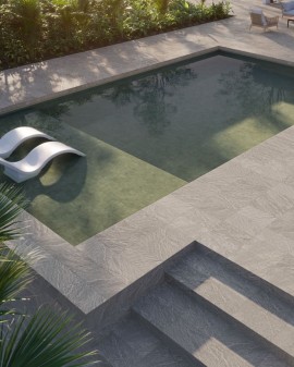 CARRELAGE EFFET PIERRE DE BALI SAWAN ANTIDÉRAPANT RECTIFIÉ CRISTACER