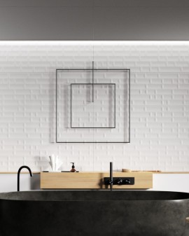FAÏENCE MURAL BLANCOS DÉCOR 30X90 CRISTACER