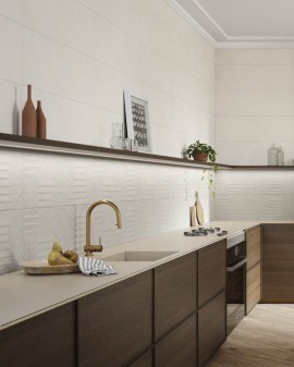 STONE-EFFECT DECOR WALL TILE FORMENTOR MATT RECTIFIED 30X90 CRISTACER