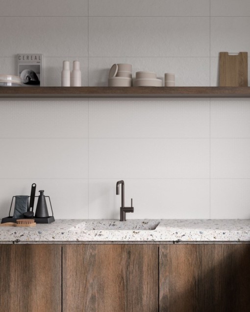 ESSENTIA WHITE MATE RECTIFICADO 30X90 CRISTACER