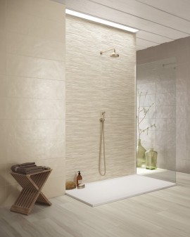 AINHOA DECO. LINEAL TAUPE MATE 25X75 CRISTACER