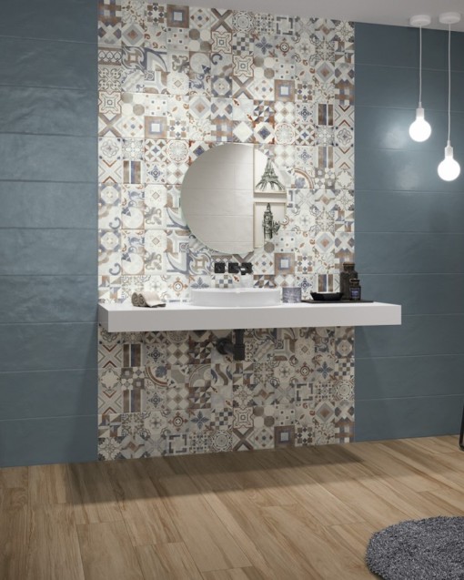AINHOA DECOR BLUE MATE 25X75 CRISTACER