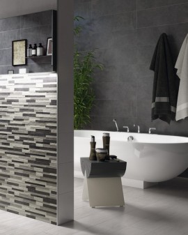 FAÏENCE EFFET CIMENT BERTA MAT 25X75 CRISTACER